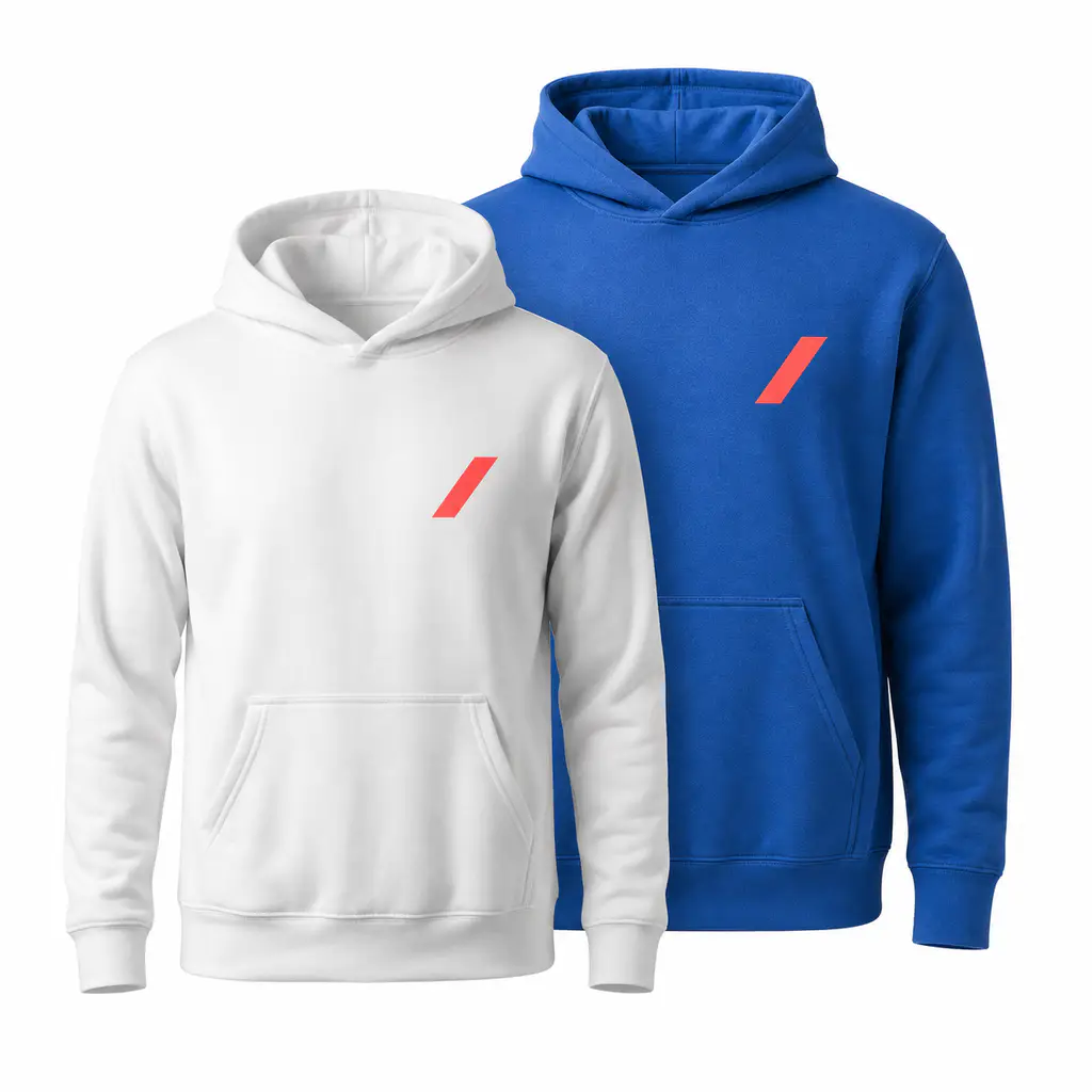 Heavyweight fleece hoodies from multiple POD suppliers