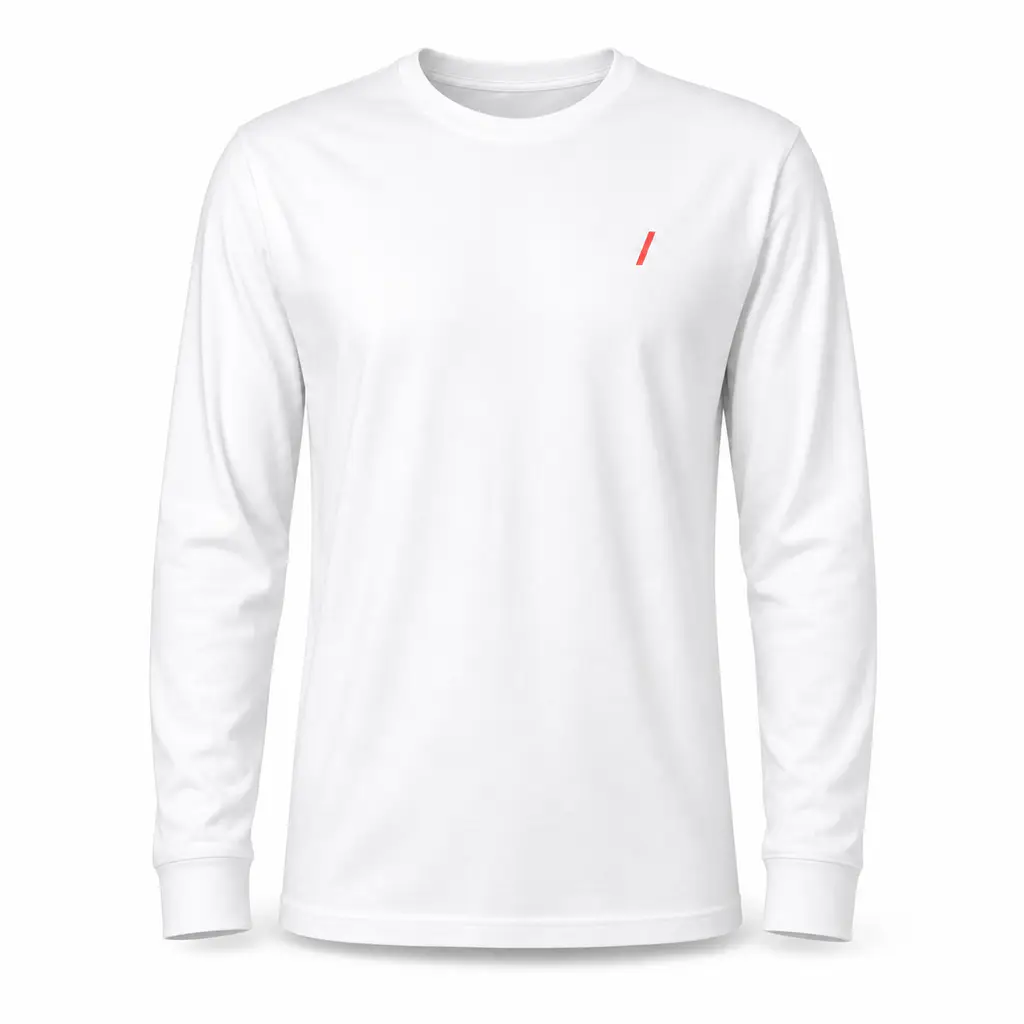 Long sleeve tees for print-on-demand sellers in standard and raglan constructions