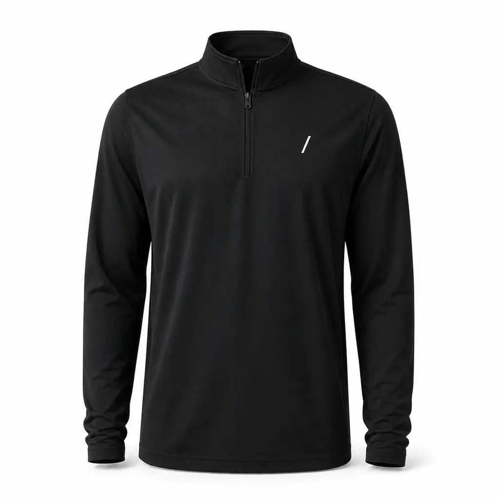 Sport-Tek and Adidas quarter-zip pullovers with embroidered chest logos