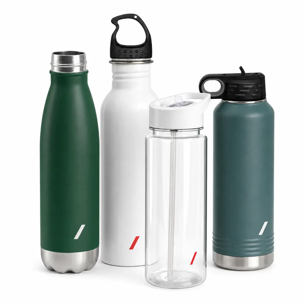 Stainless steel insulated water bottles with sublimation and laser engrave finishes