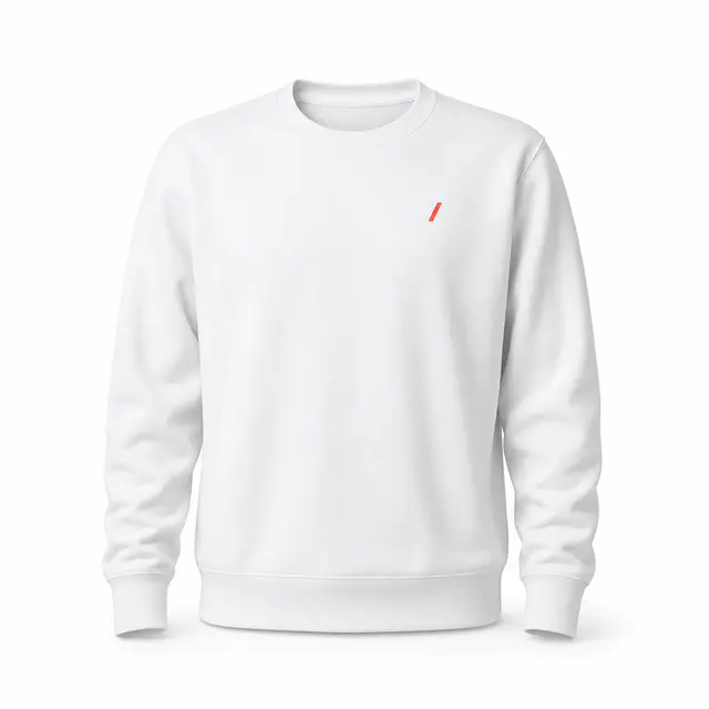 Adidas A434 Fleece Crewneck Sweatshirt — 8.5 oz BCI cotton and recycled polyester, cuffed sleeves and hem