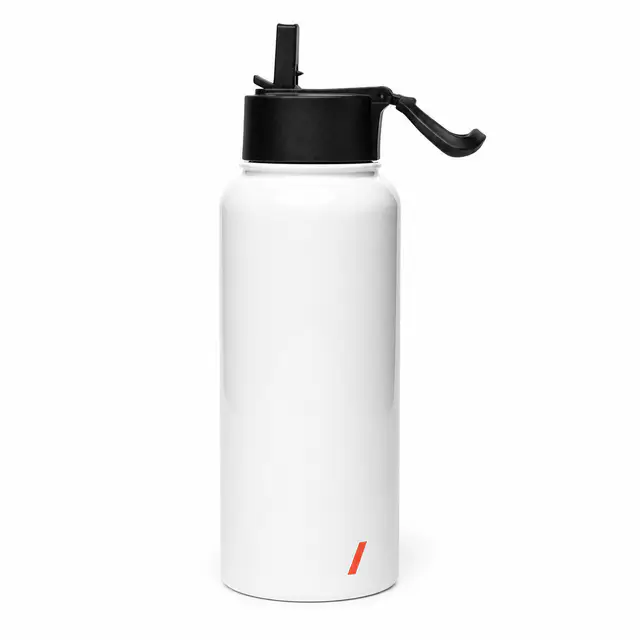 Allcolor 44 Stainless Steel Water Bottle with Straw Lid