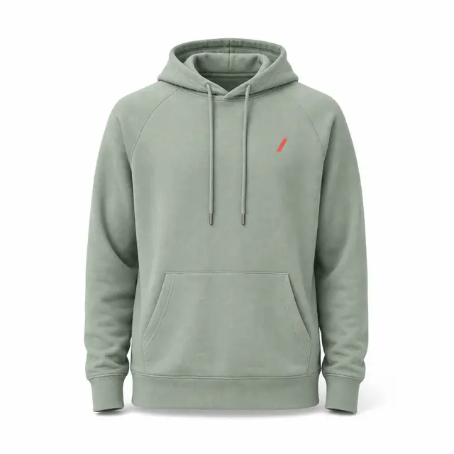 Allmade AL5000 Unisex Organic CVC Fleece Pullover Hoodie