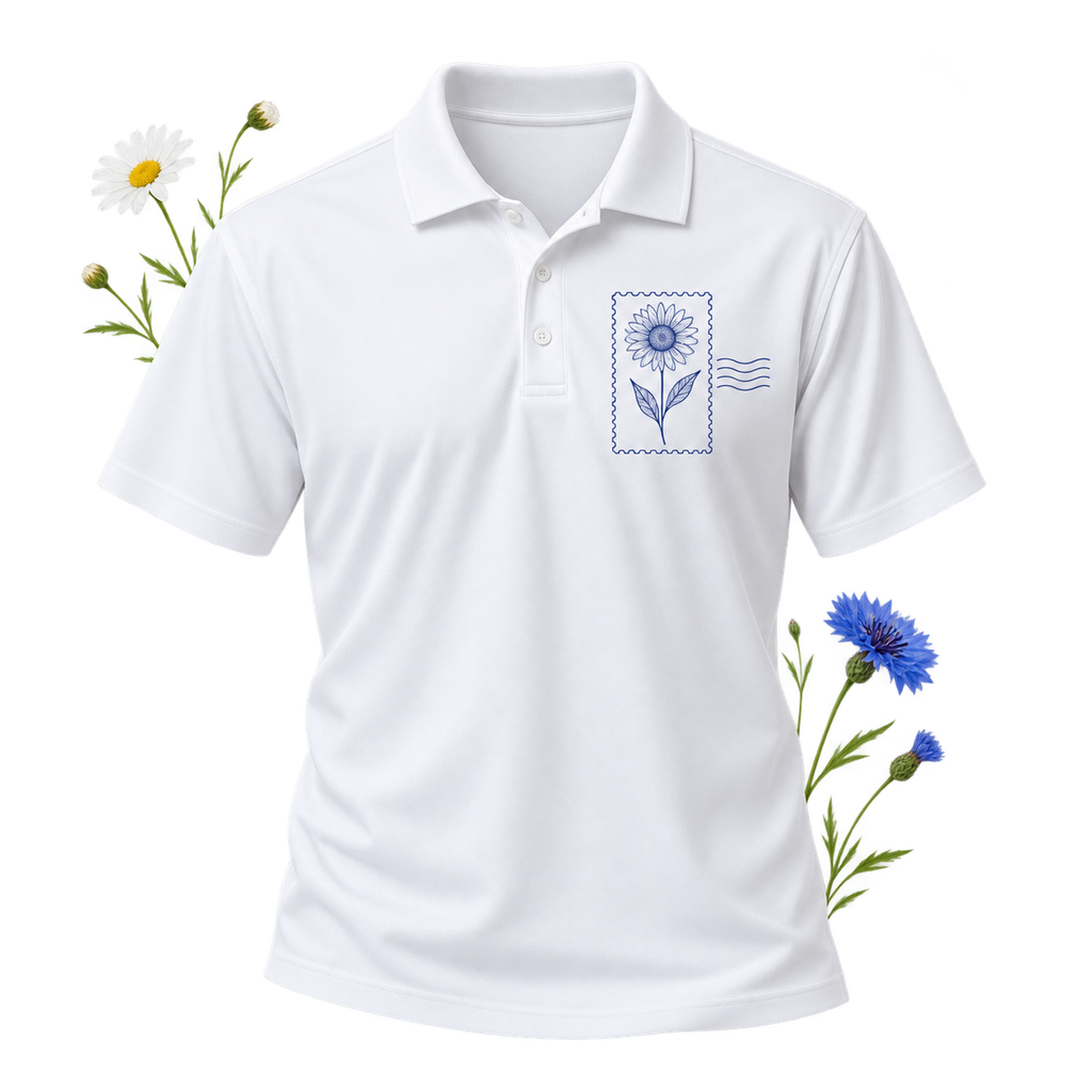 AllPro 41800 Men's Pro-Lock Performance Polo with a collared polo neckline