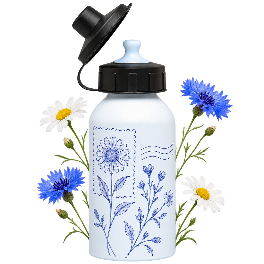 Aluminium Water Bottle 400ml — aluminium body with 400ml capacity