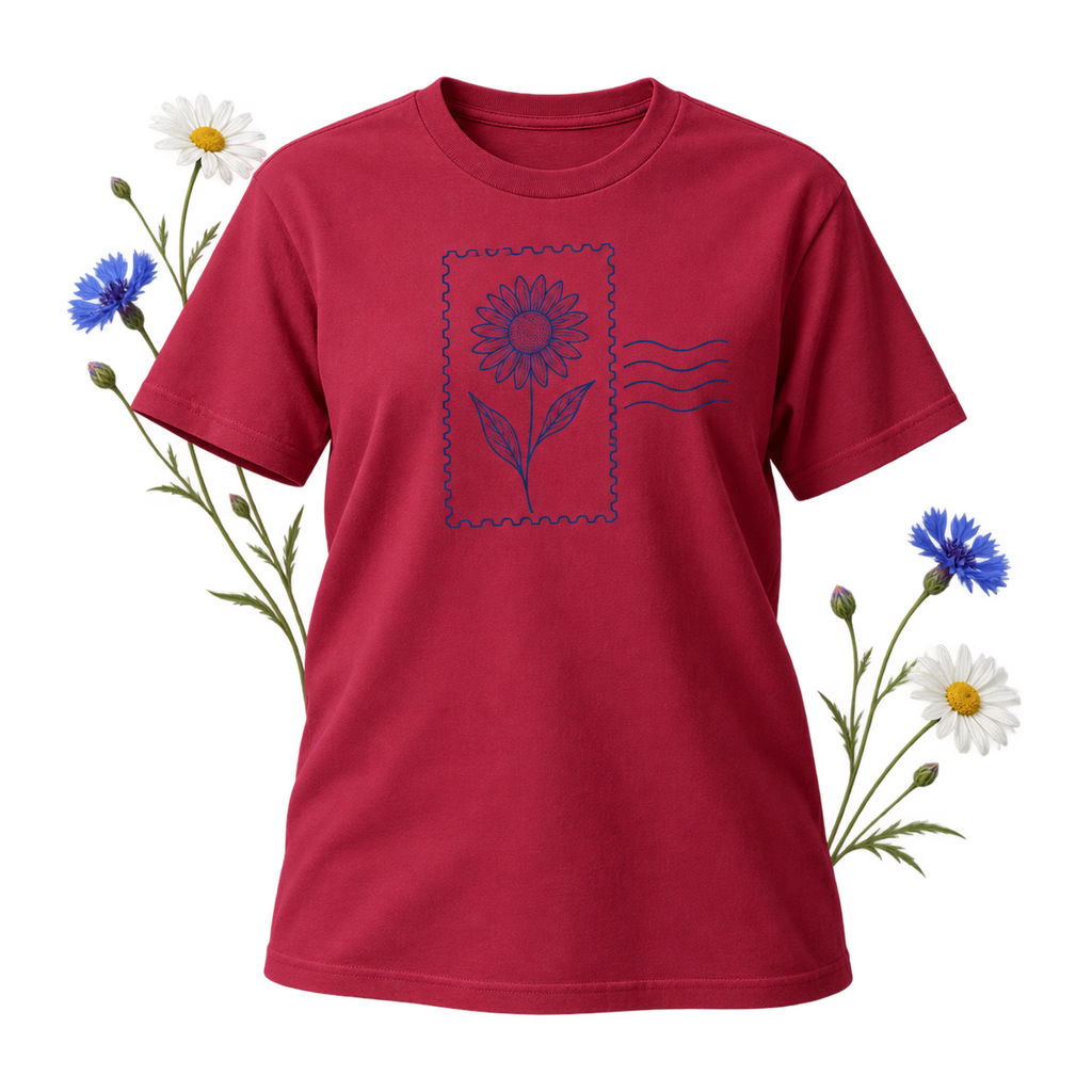 American Apparel 1301 with short sleeves and a crew neckline