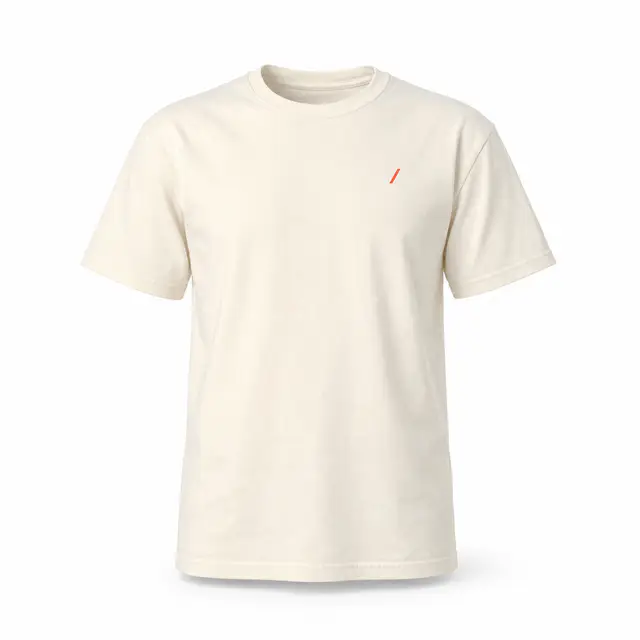 American Apparel 1301GD Garment-Dyed Heavyweight Tee — 6.0 oz 100% cotton, relaxed fit, tubular construction