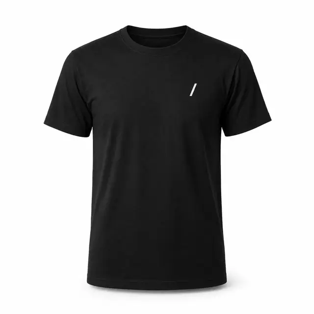 American Apparel 2001W Fine Jersey Tee — 4.3 oz combed ring-spun cotton, classic fit, side-seamed