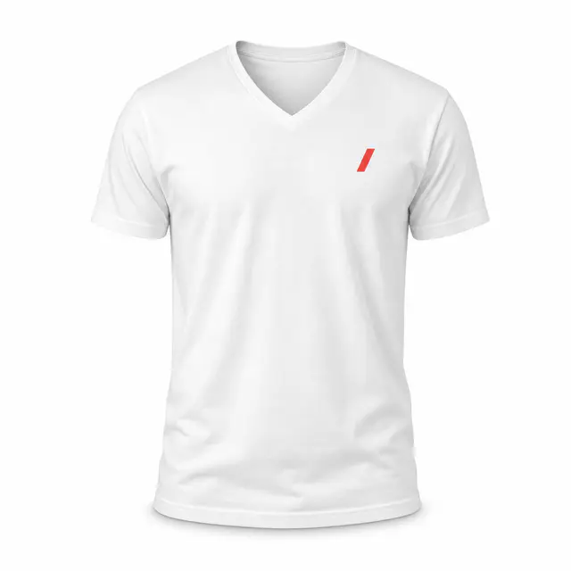 Anvil 982 Lightweight V-Neck Tee — 4.3 oz ring-spun cotton, slim fit, side-seamed construction
