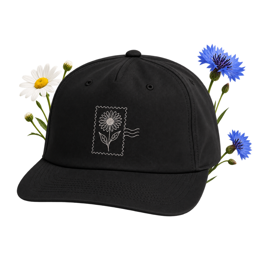 AS Colour 1155 with a mid-profile and 5-panel crown and flat brim