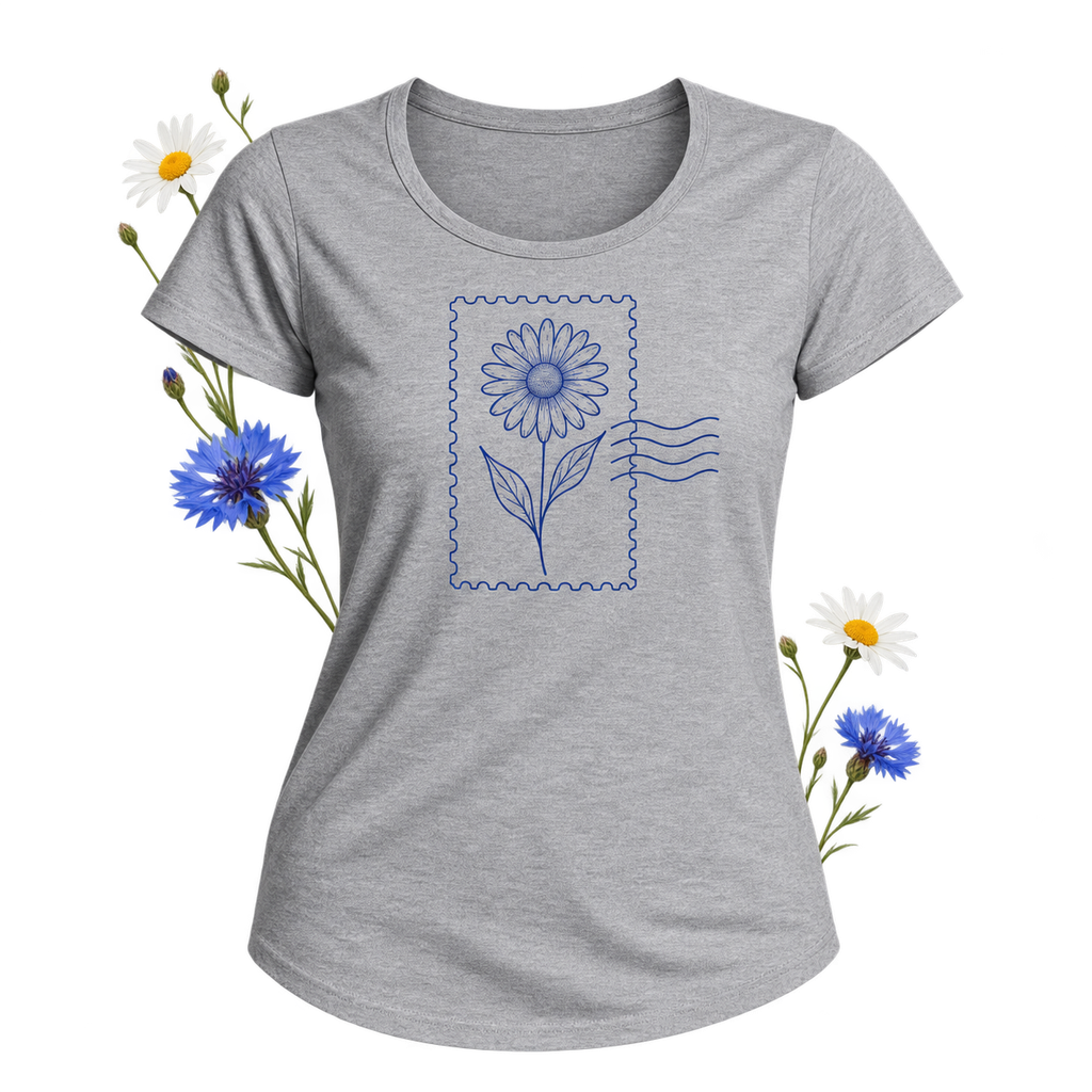 AS Colour 4008 Women's Mali Tee with scoop neckline, capped sleeves and side-seamed construction