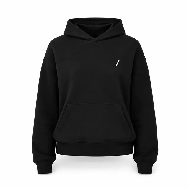 AS Colour 4161 Women's Relax Hood — 320 GSM cotton/recycled polyester fleece, relaxed fit, side-seamed