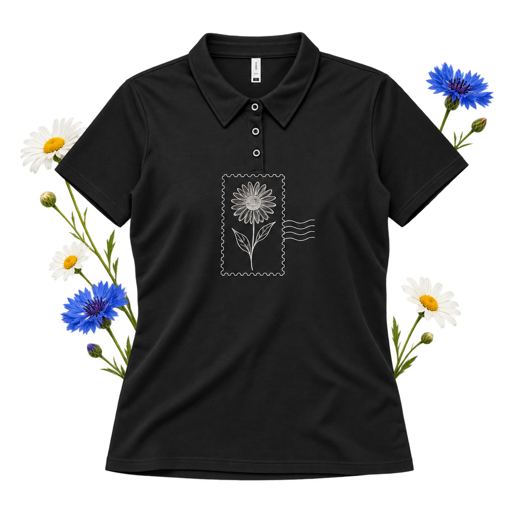 AS Colour 4402 with short sleeves and a polo collar