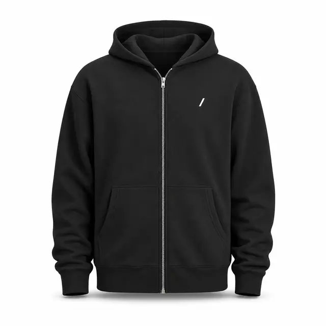 AS Colour 5148 Heavy Zip Hood — 400 GSM cotton-polyester fleece, oversized fit, full zip closure