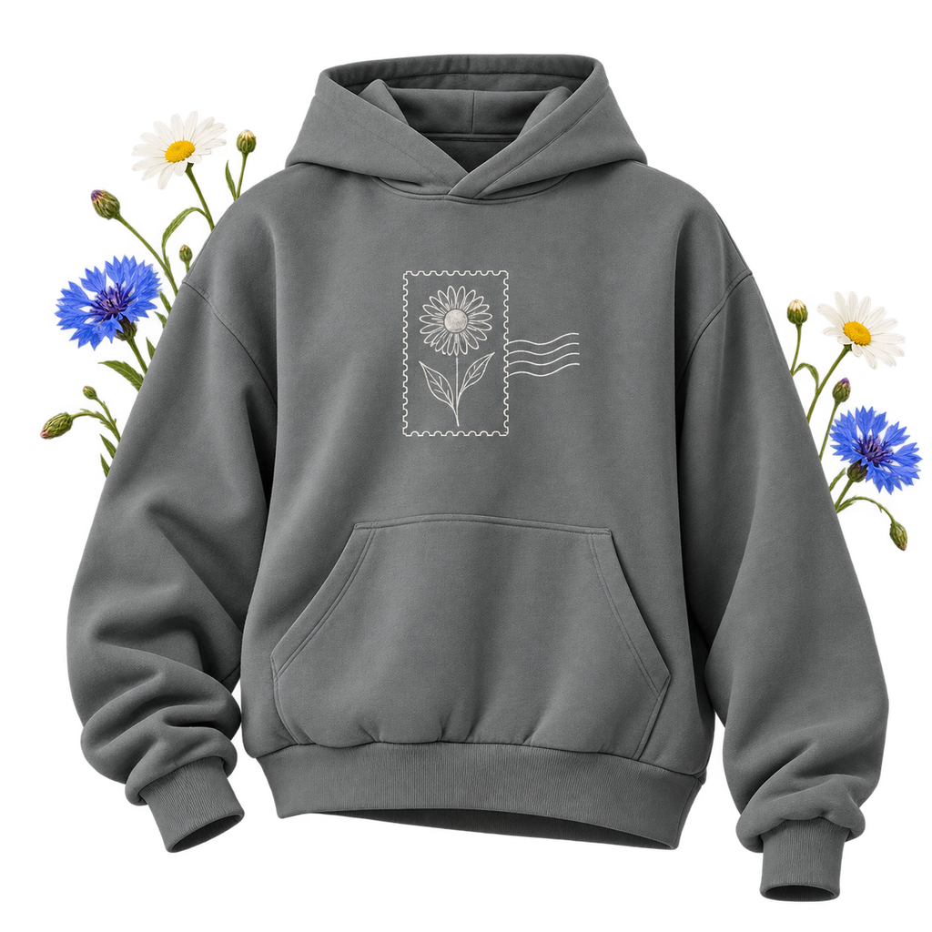 AS Colour 5172 Box Minus Hood — relaxed pullover hoodie with dropped shoulders and no drawcord