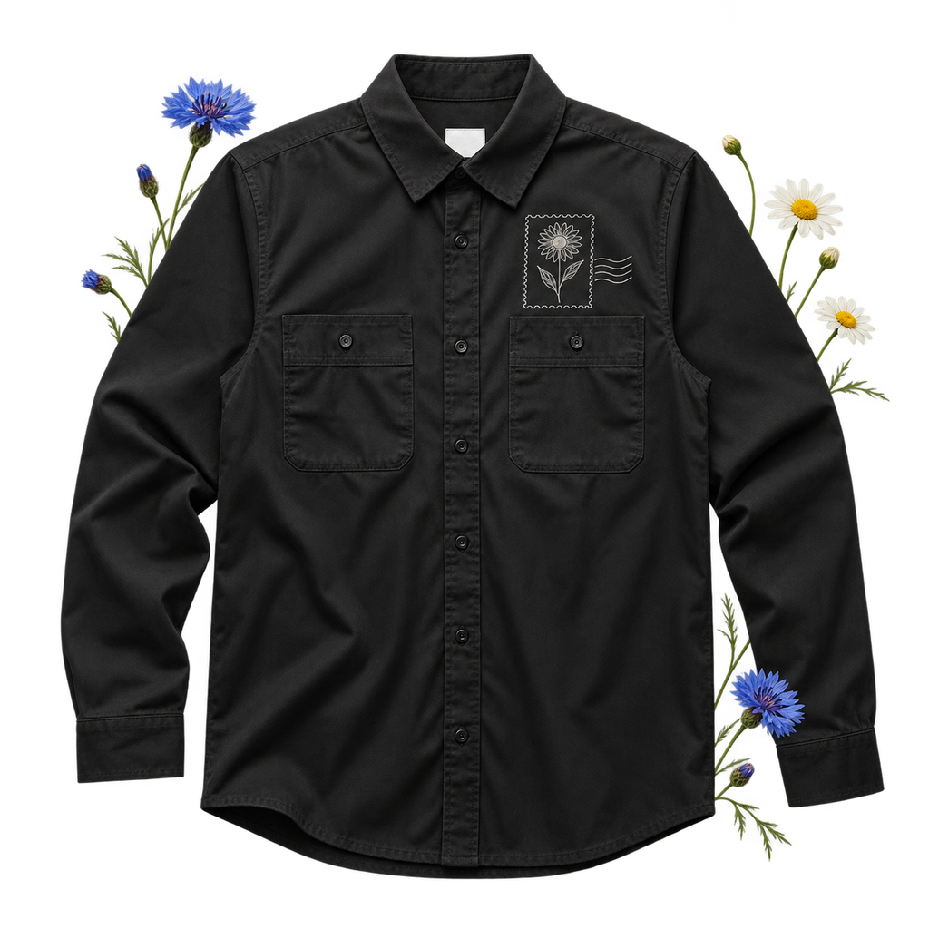 AS Colour 5422 with long sleeves, showing its button up-shirt format