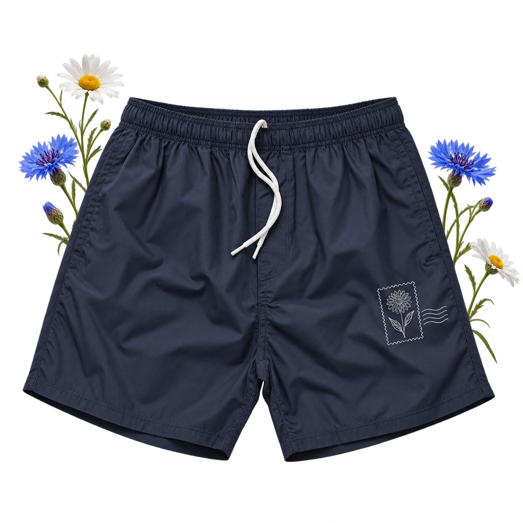 AS Colour 5903 Beach Shorts 17" — 100% cotton fabric, regular fit, mesh-lined pockets