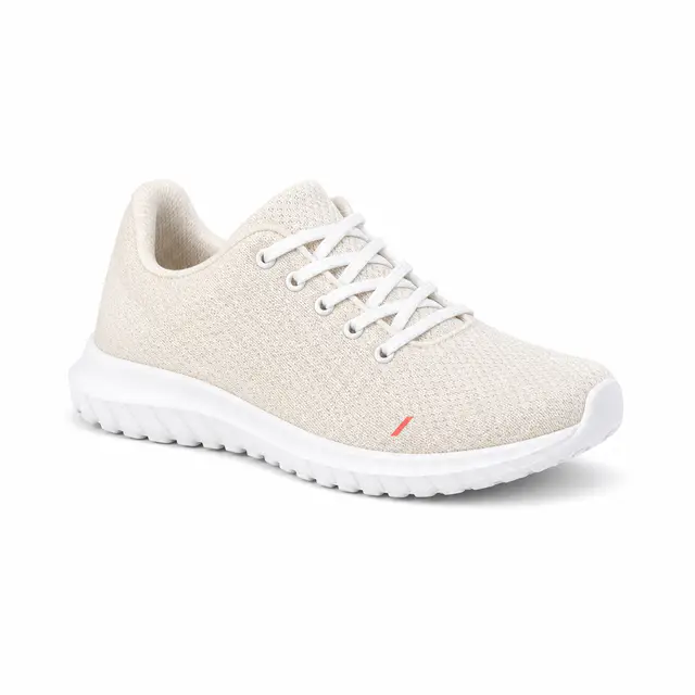 Print-on-demand athletic sneaker - polyester material field, sneaker format