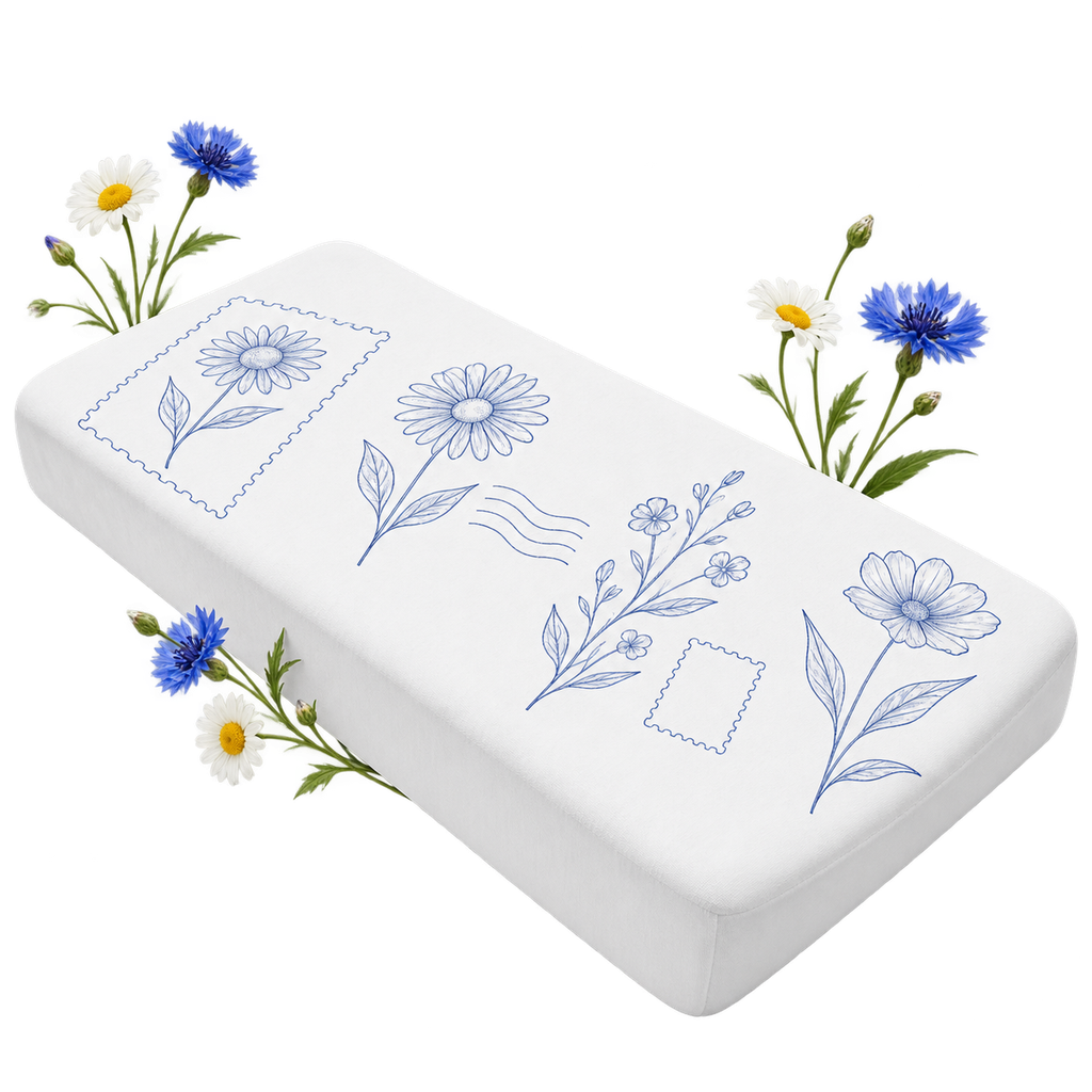 Baby Changing Pad Cover, a cover fitted around a changing pad