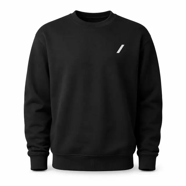 Bayside 1102 Unisex USA-Made Crewneck Sweatshirt — 9.5 oz 80/20 cotton-polyester fleece