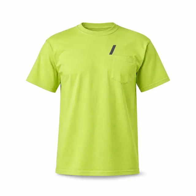 Bayside 3015 Unisex Union-Made Pocket T-Shirt — 6.1 oz pre-shrunk cotton