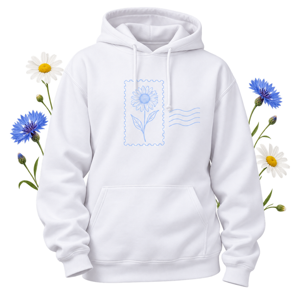 Bayside 960 with a classic fit and a hood, showing its hoodie format