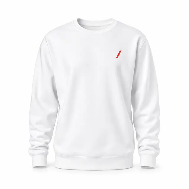 B&C WUI23 ID.202 Unisex Crew Neck Sweatshirt - 270 GSM 50% cotton/50% polyester, regular fit, side seamed construction