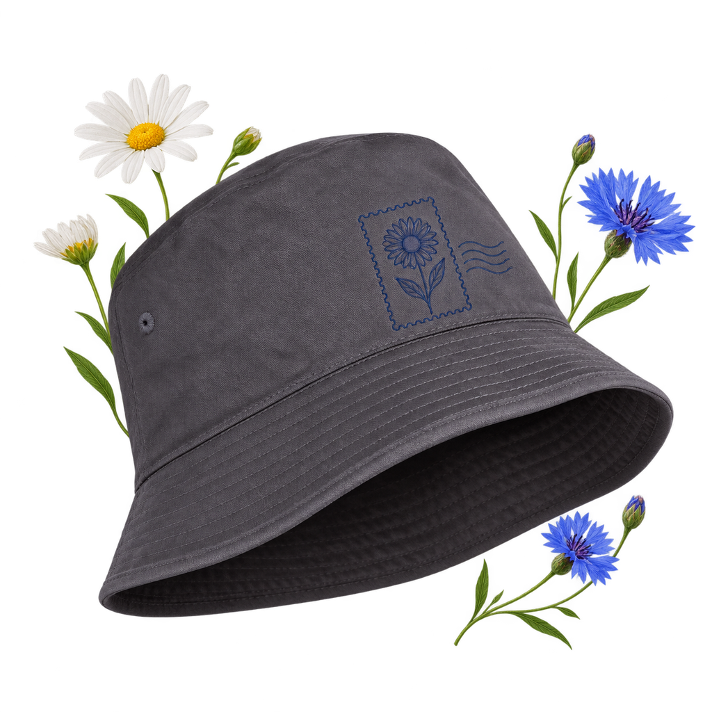 Beechfield B90NB in a bucket hat shape, showing its bucket hat format