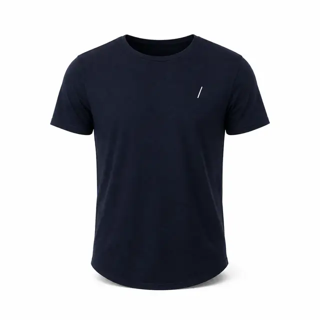 Bella+Canvas 3003 Unisex Curved Hem Tee — 4.2 oz Airlume cotton tee with curved high-low hem