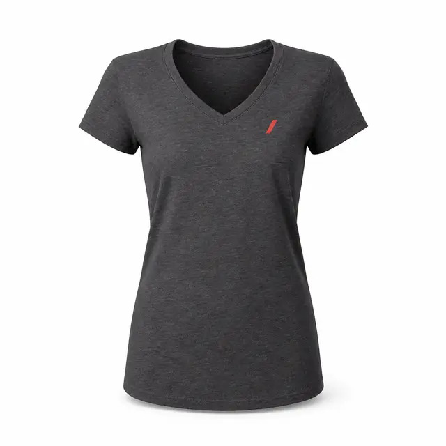 Bella+Canvas 6005 Women's V-Neck Tee — 4.2 oz Airlume cotton women's slim-fit v-neck t-shirt