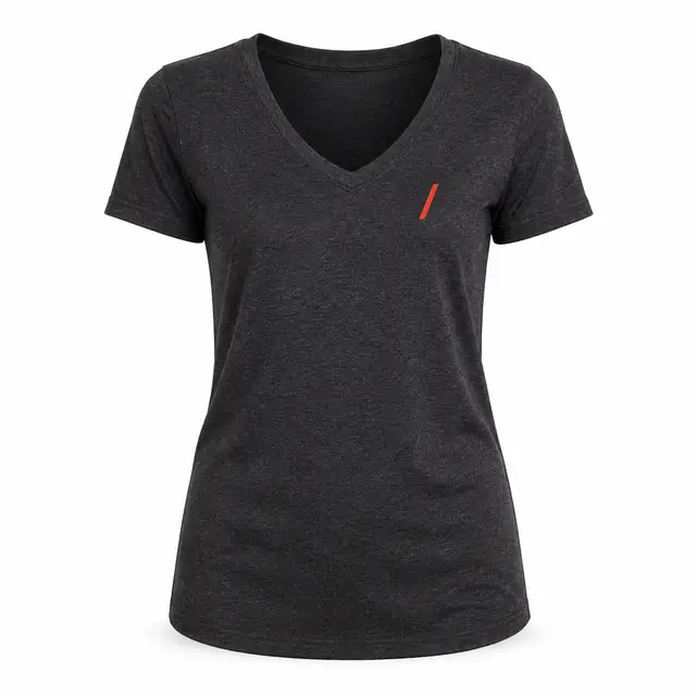 Bella+Canvas 6415 Women's Relaxed Triblend V-Neck Tee — 3.8 oz jersey