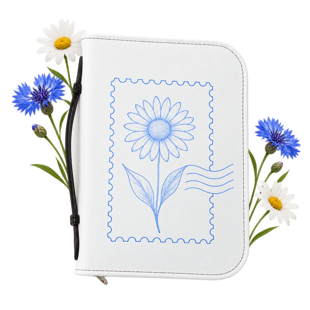 Bible Cover, a separate cover for a bible, with pu-leather-and-polyester construction
