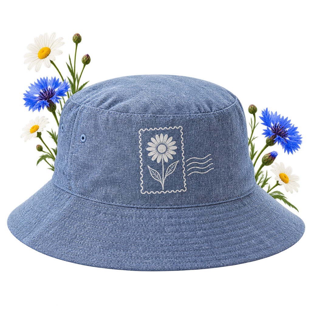 Big Accessories BA676 Crusher Bucket Hat — adult, unisex headwear made from 100% cotton