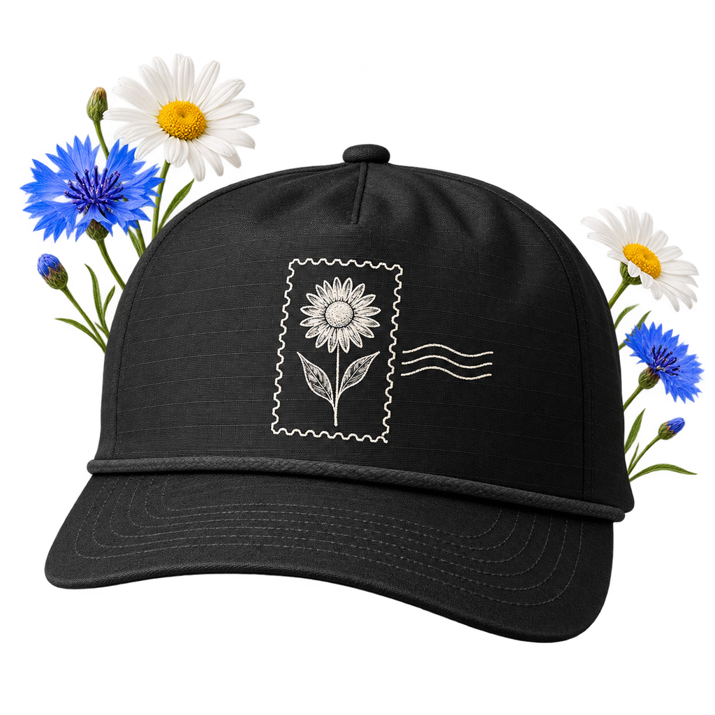 Big Accessories BA699 Lariat Ripstop Cap — 100% cotton ripstop, five-panel design, flat brim and snapback closure