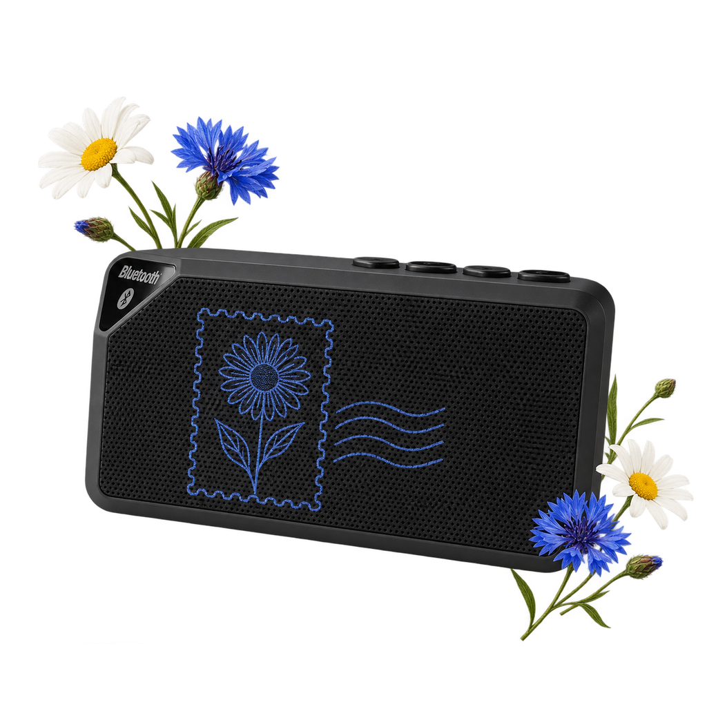 Bluetooth Speaker, a speaker with an exterior for a custom design