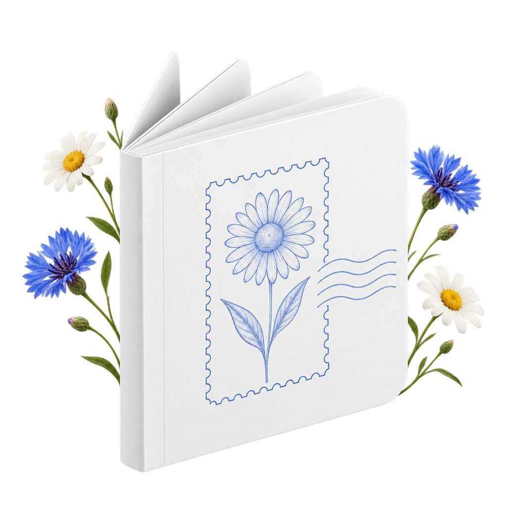 Board Book, a bound book with board-style pages, ready for a custom design
