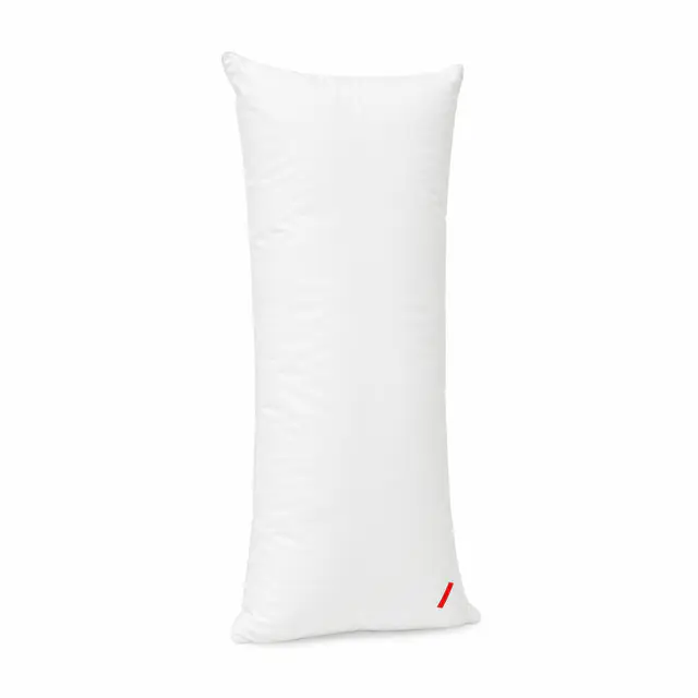Print-on-demand body pillow — full-length polyester with all-over custom print, insert included