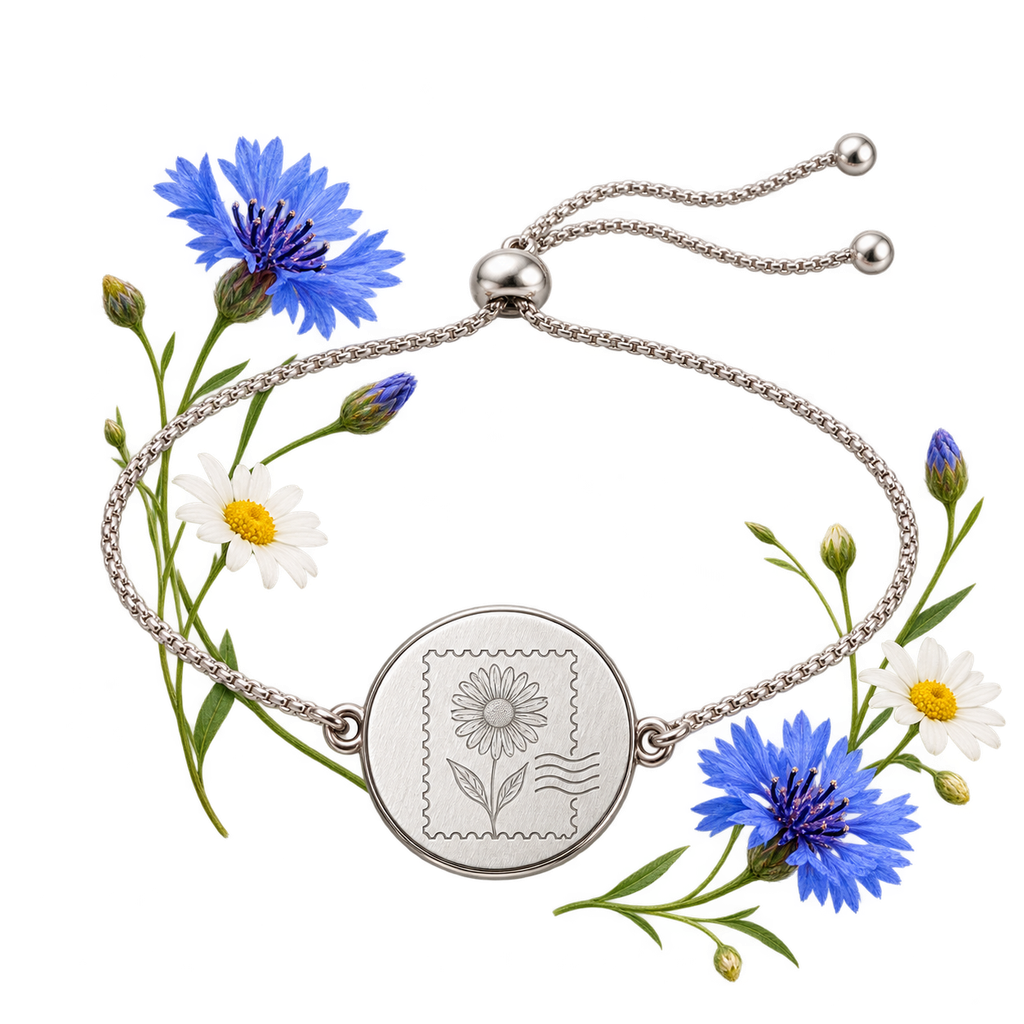 Adjustable Picture Charm Bracelet, a bracelet worn around the wrist