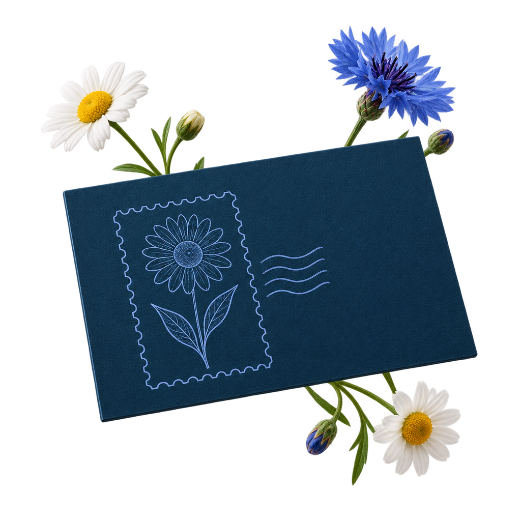 Paper business card with space for a name, branding and readable contact details