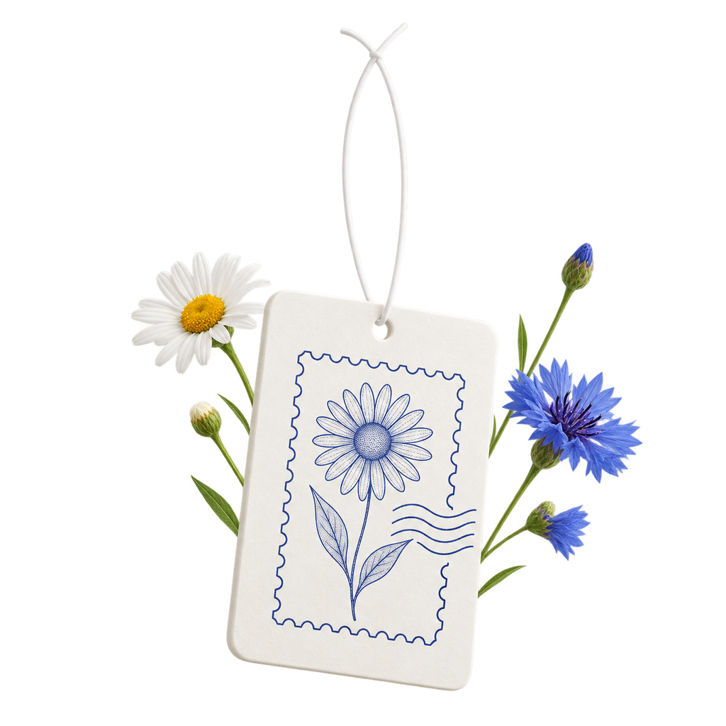 Car Air Freshener, a scented accessory with a decorative face