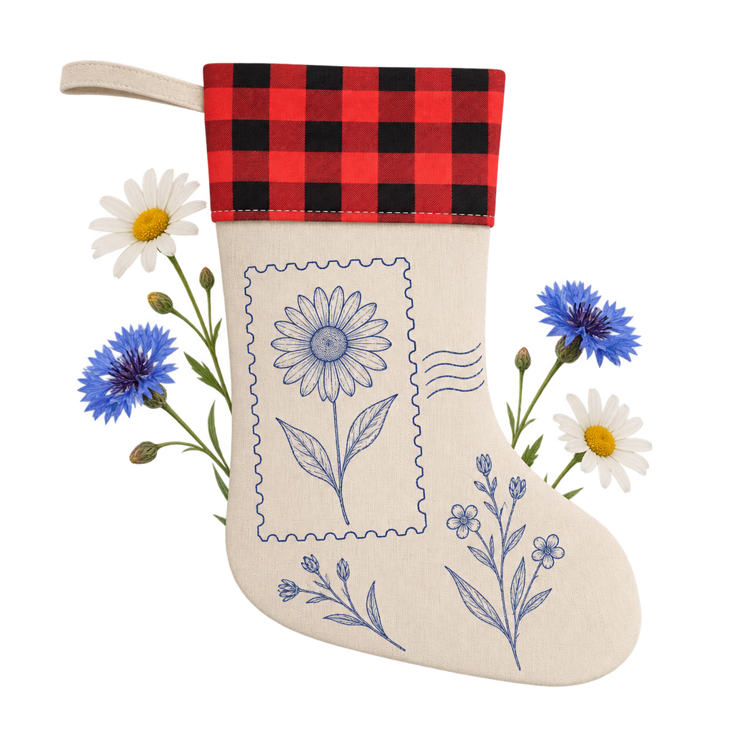 Christmas Stocking, a stocking-shaped decoration for seasonal display