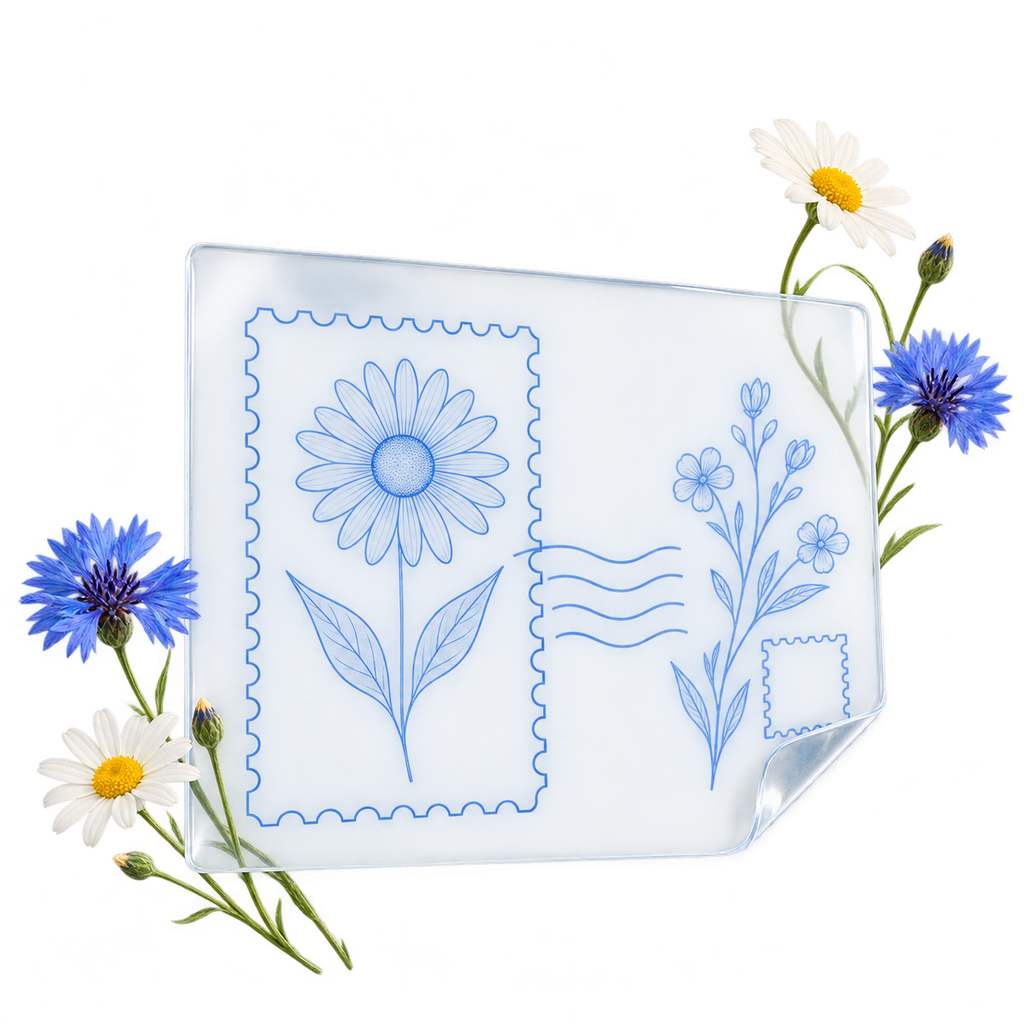 Clear Window Cling, a graphic applied to a window surface