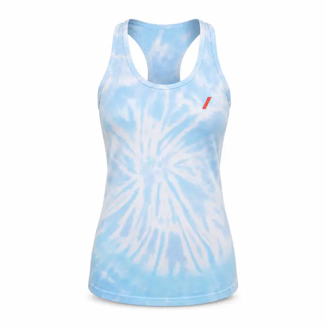 Colortone 3400 Tie Dye Racerback Tank - 4.0 oz 60% cotton/40% polyester, classic fit, side seamed construction