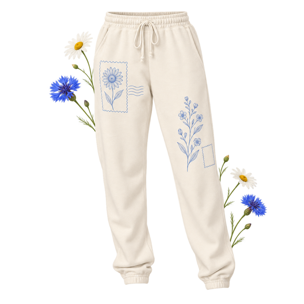 Comfort Colors 1469 garment-dyed fleece sweatpants with a relaxed fit, side seams and jersey-lined side pockets