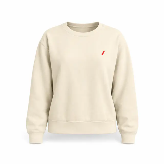 Comfort Colors 1566L Women's Mid-Length Crewneck Sweatshirt — 9.5 oz 80/20 three-end fleece