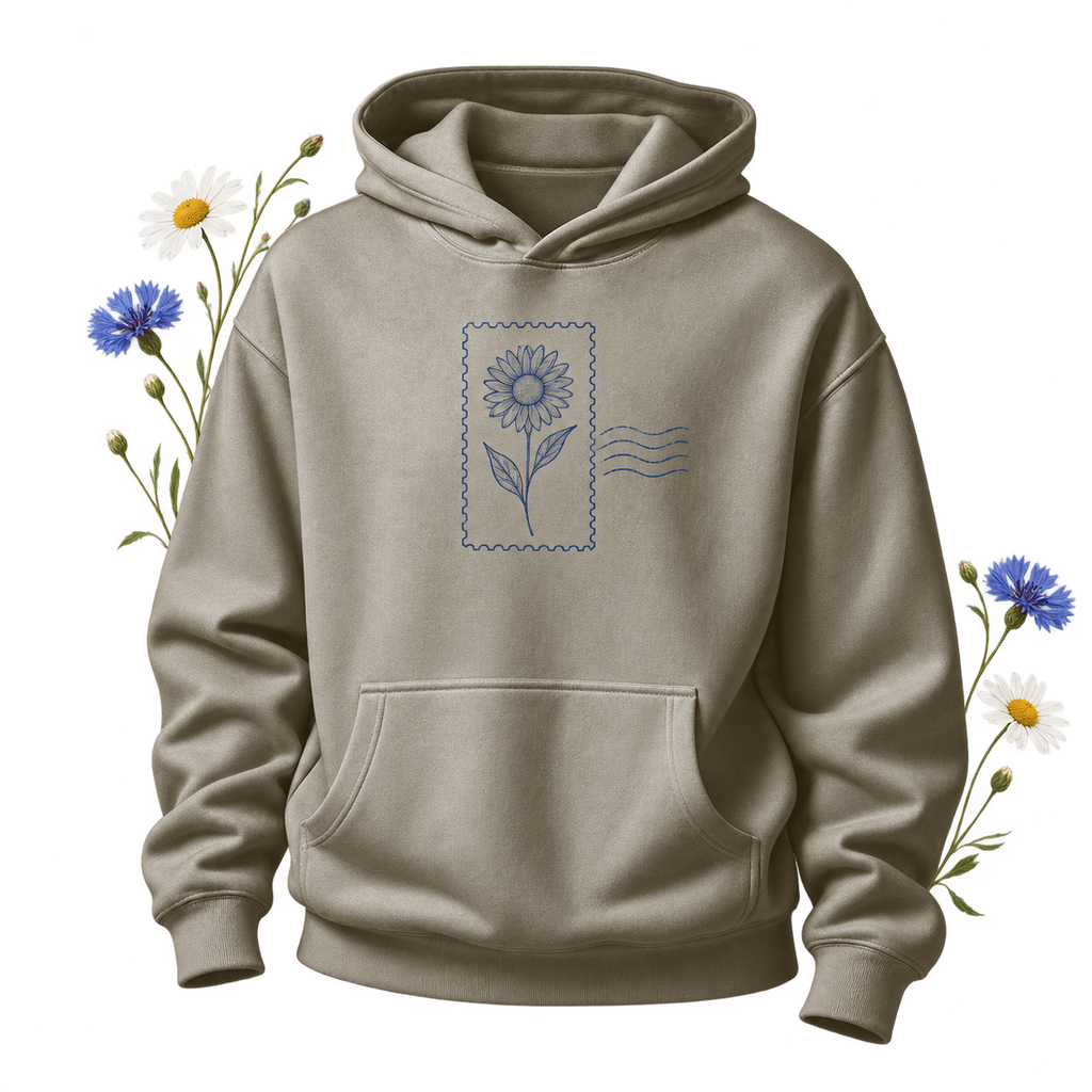 Cotton Heritage M2635 oversized pullover box hoodie with long sleeves