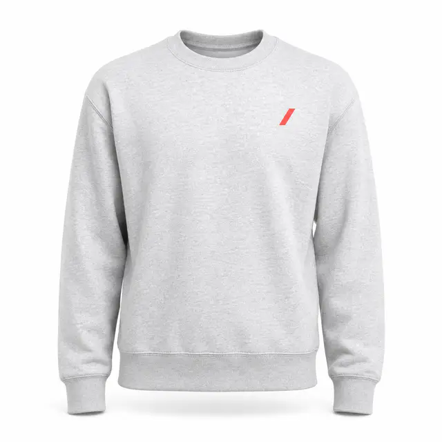Cotton-Poly Crewneck Sweatshirt