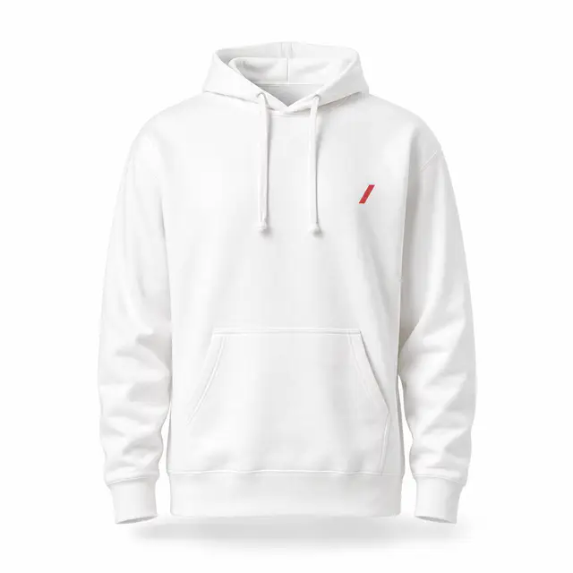 Cotton-Poly Pullover Hoodie