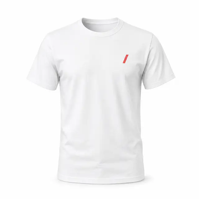 Cotton-Poly Crew Neck T-Shirt