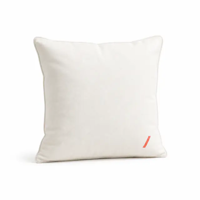Print-on-demand cotton throw pillow — hidden zipper, included fill insert, cut-and-sew decoration
